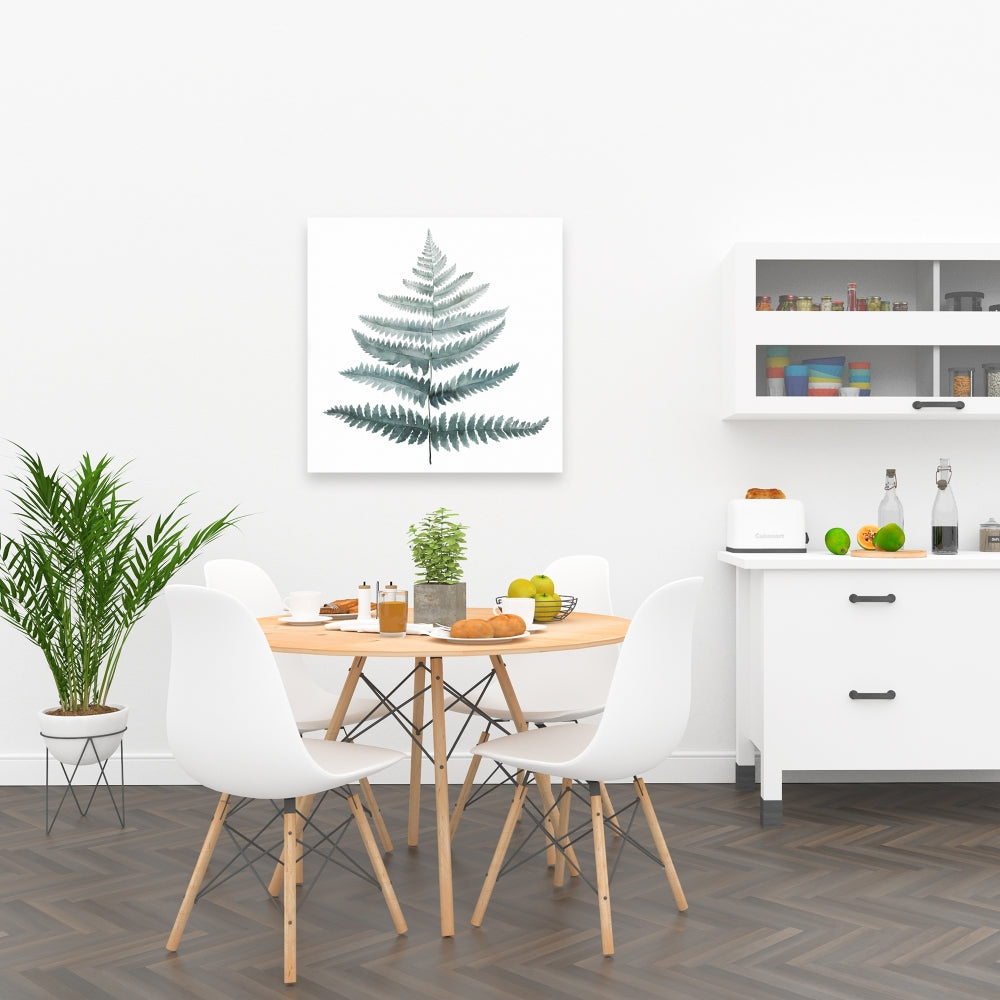 Toile scandinave « Ferne verte » pour chambre à coucher | Décoration d'intérieur