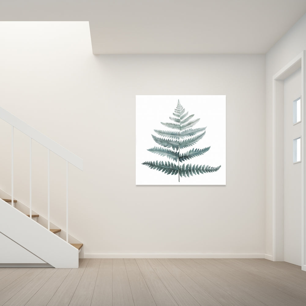 Toile scandinave « Ferne verte » pour chambre à coucher | Décoration d'intérieur