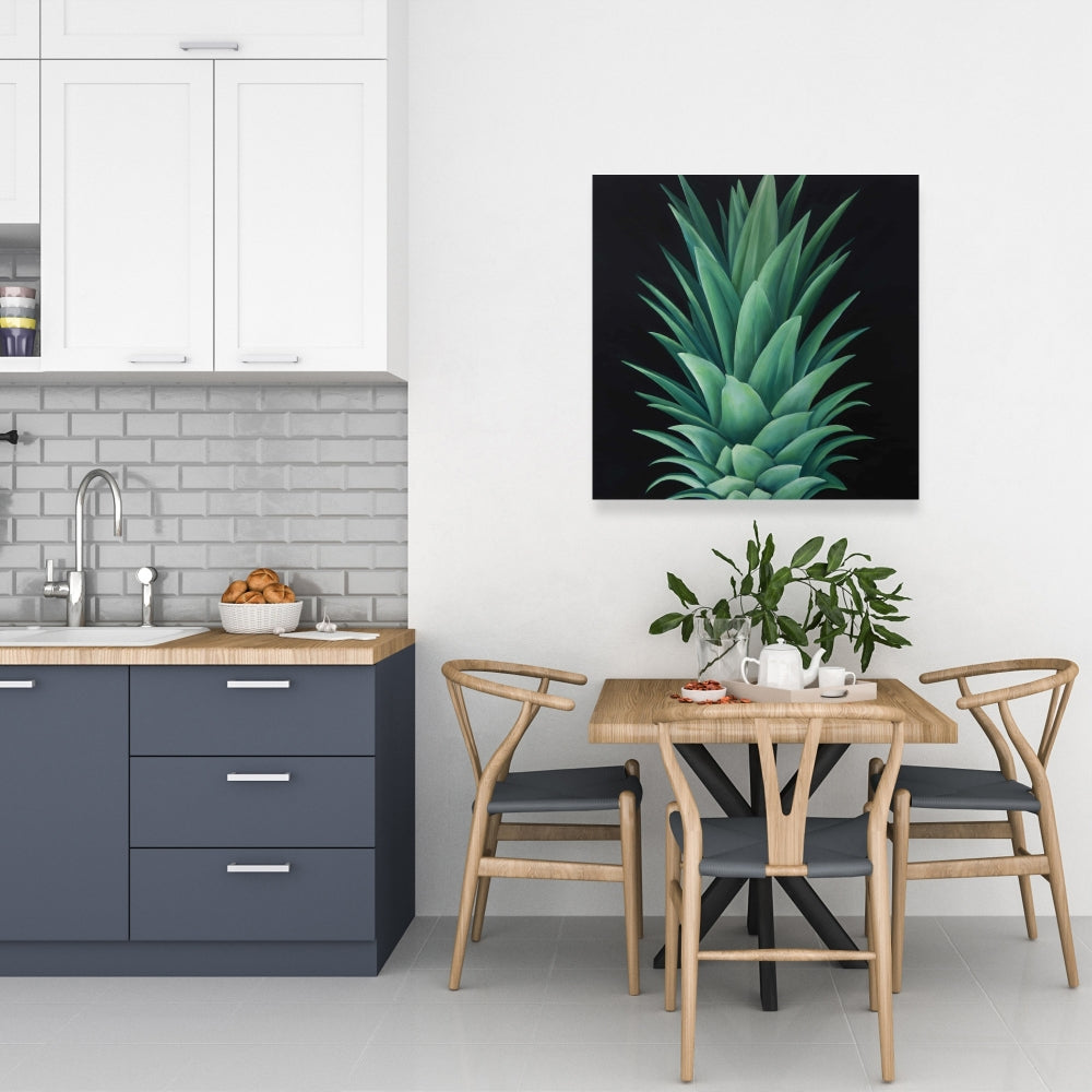 Kitchen Floral Botanical Canvas - Pineapple Leaves Home Decor