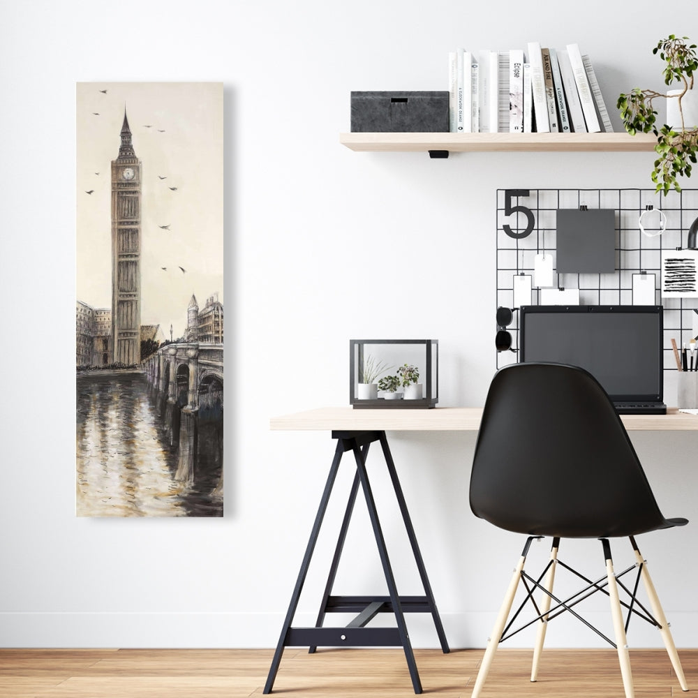 Big Ben in London Brown Street Canvas | Home Decor Art
