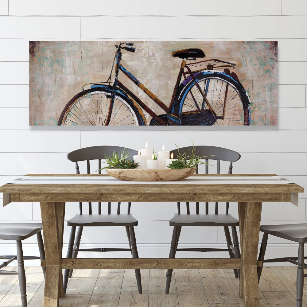Industrial Bicycle Bedroom Bike Canvas | Sports Home Decor