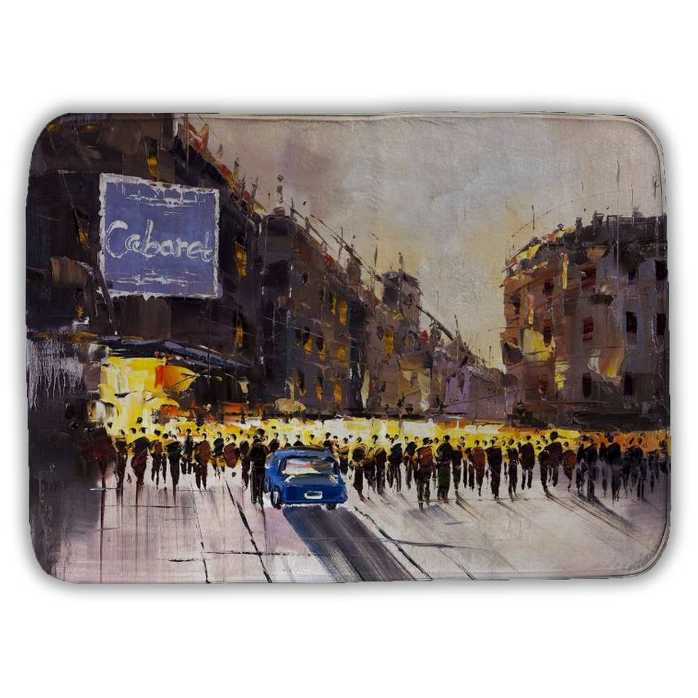 Blue Bedroom Building Canvas - Ready for the Show Home Decor