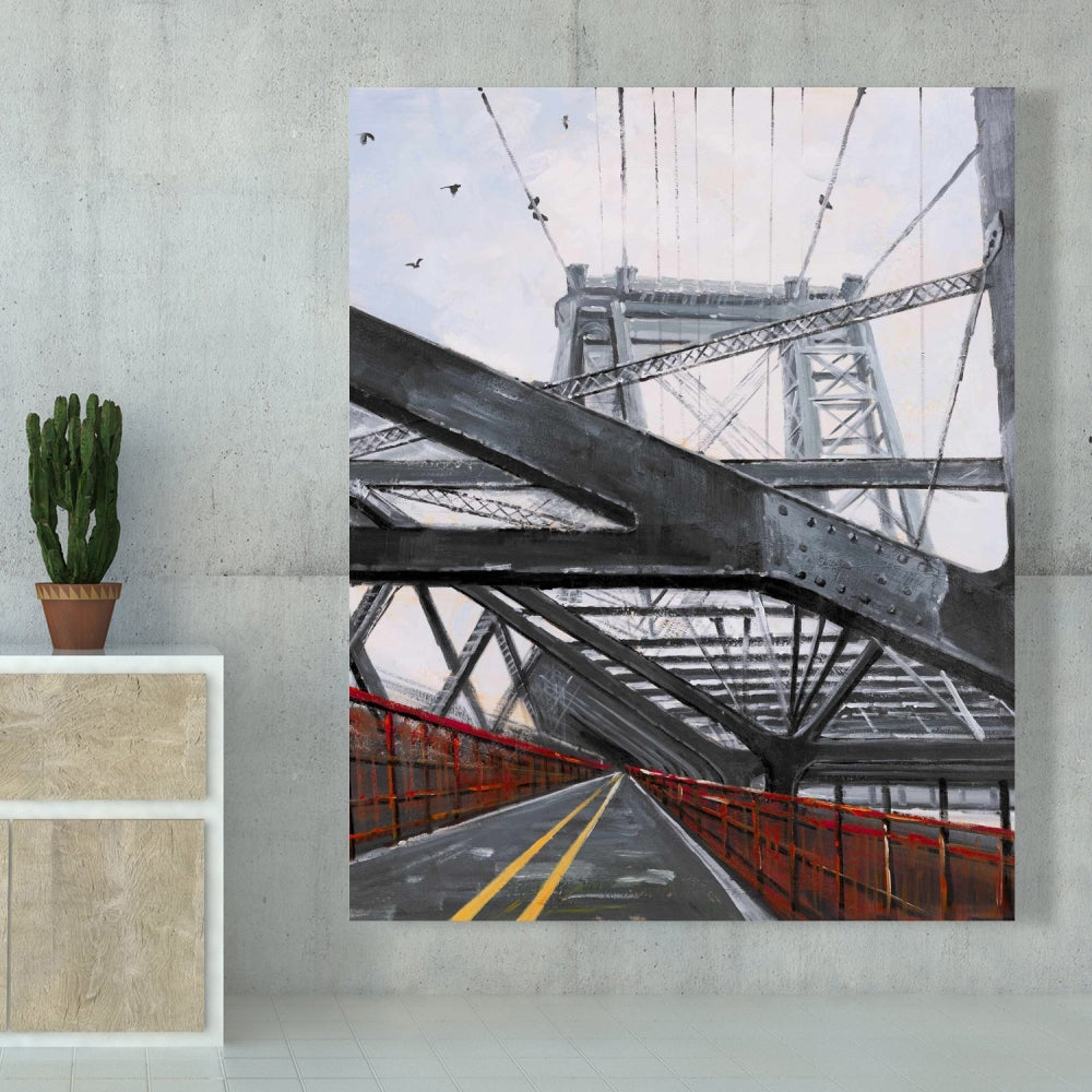 Bridge Architecture Canvas | Modern Bedroom Wall Art Decor
