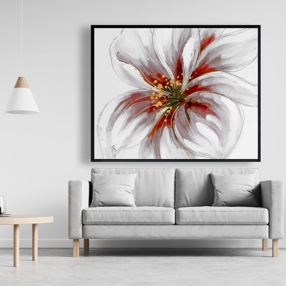 Resplendent Pink Orchid Framed Canvas - Botanical Home Decor