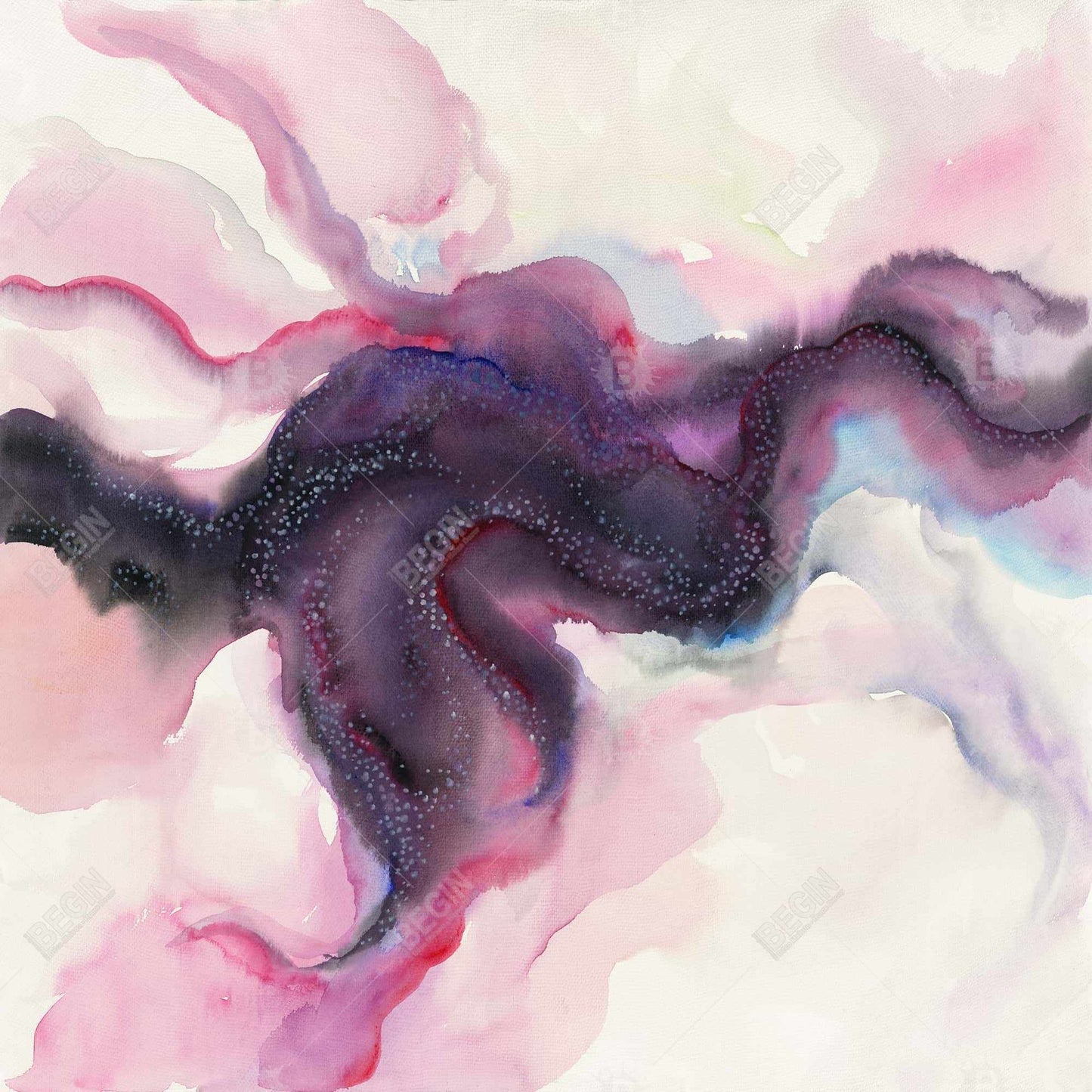 Celestial Body Purple Canvas - Astronomy Space Home Decor