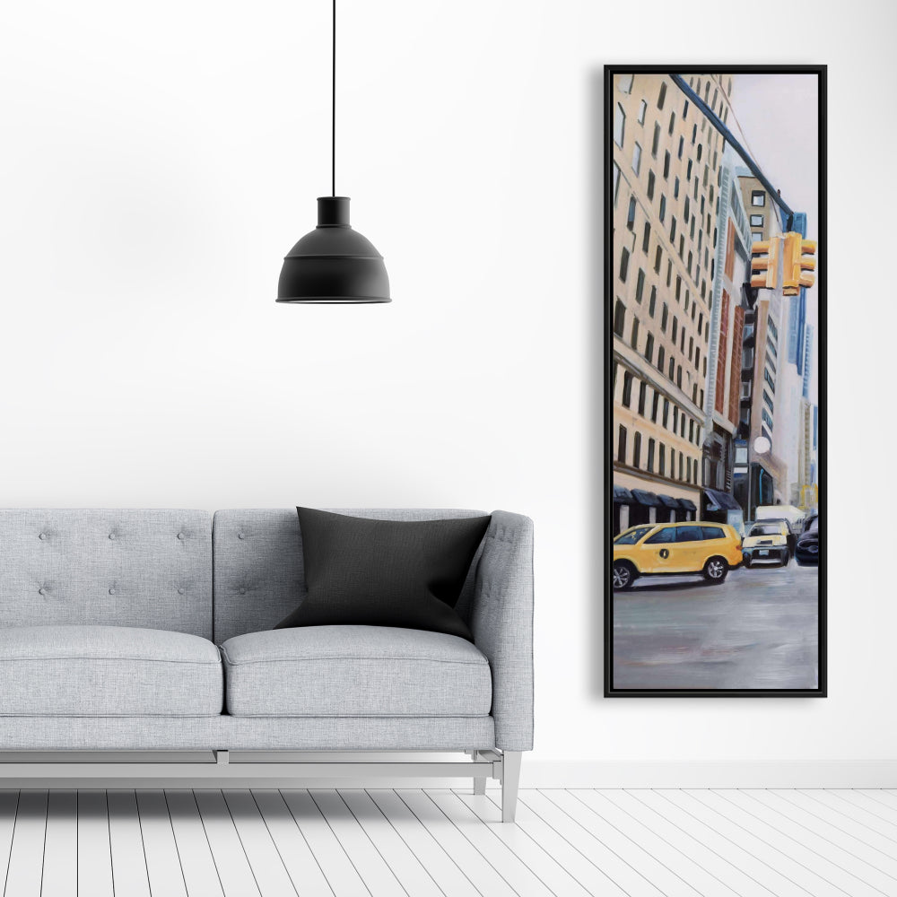 Toile grise pour salon – Voyage à New York | Décoration d'intérieur