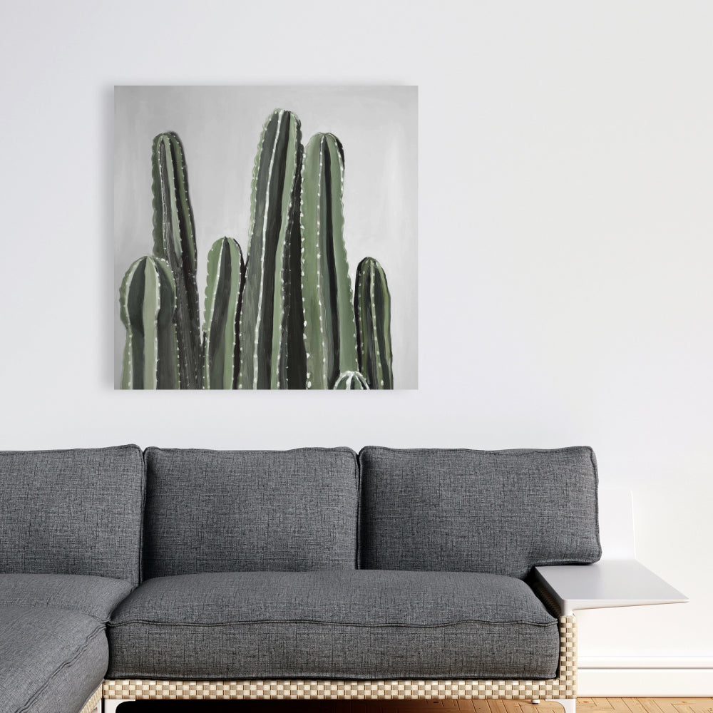 Toile Cactus Bougie du Désert - Décoration Botanique