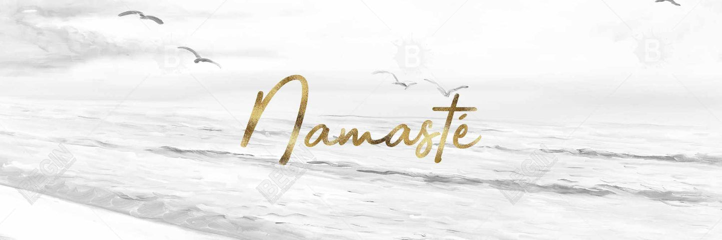 Namaste Minimalist Canvas - Motivational Home Decor Quotes