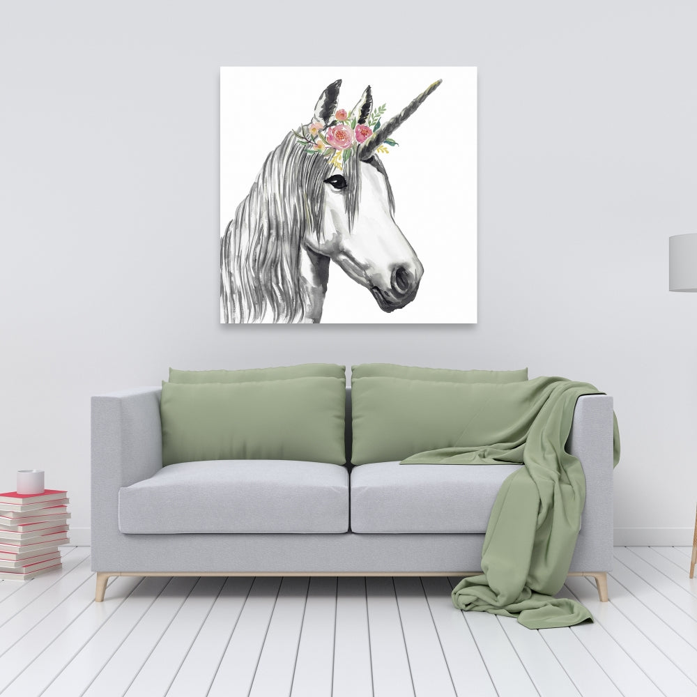 Unicorn Horse Canvas - Magical Bedroom Decor | Home Art Prints