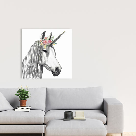 Toile Cheval Licorne – Décoration de chambre magique | Impressions d'art pour la maison