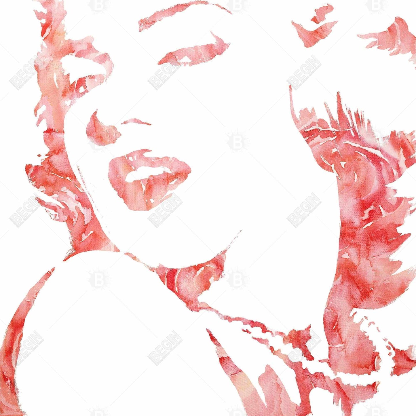 Romantic Flowers Canvas - Glamor Marilyn Monroe Home Decor
