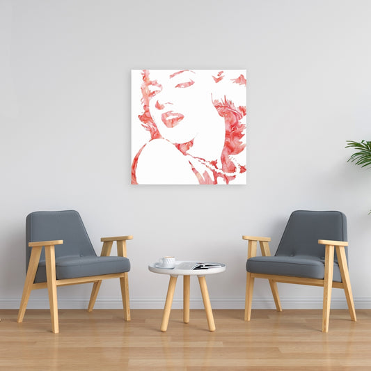 Romantic Flowers Canvas - Glamor Marilyn Monroe Home Decor