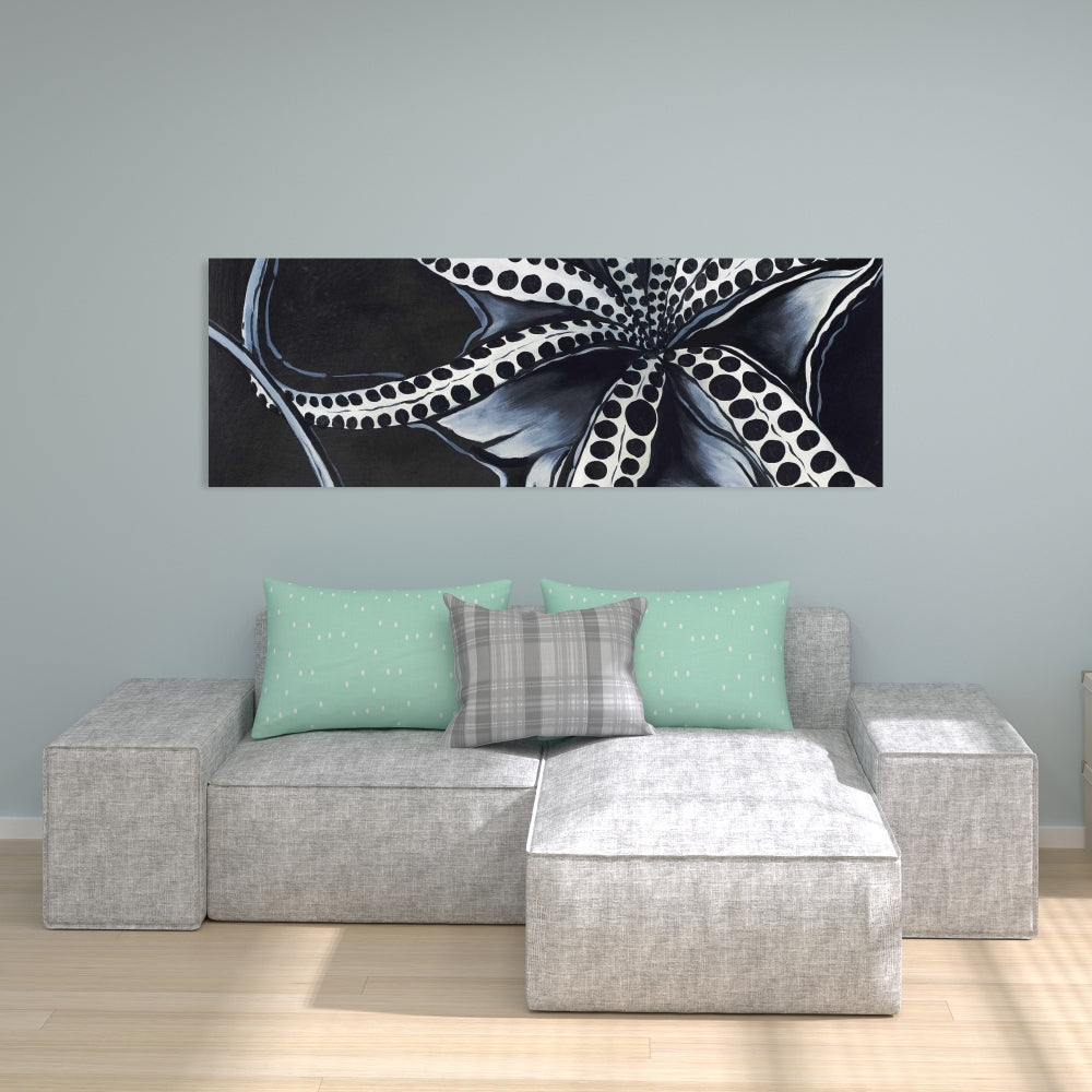 Octopus Tentacle Canvas - Blue Aquatic Bathroom Home Decor