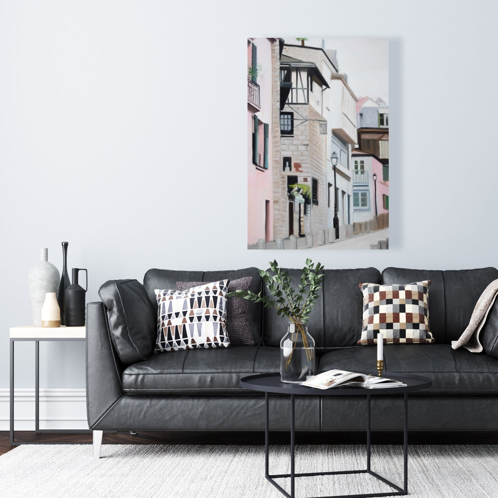 Montmartre Paris Street Canvas | Bedroom Wall Art Decor