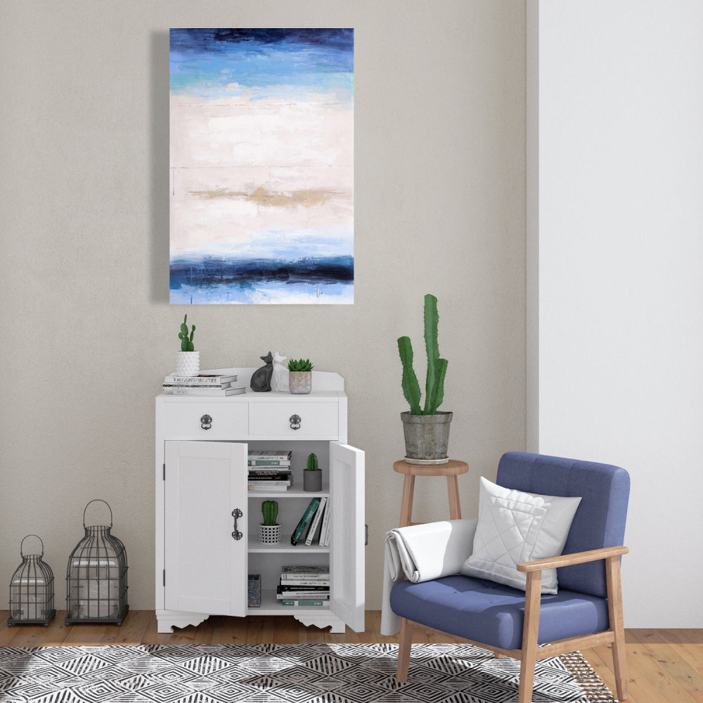 Shade of the Sea Modern Canvas | Bedroom Wall Art Decor