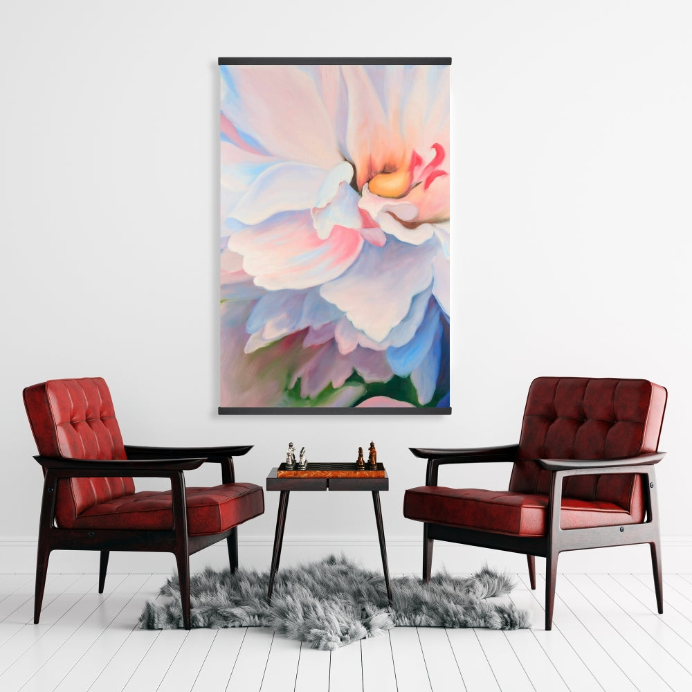 Pastel Flower Botanical Magnetic Canvas | Modern Bedroom Decor
