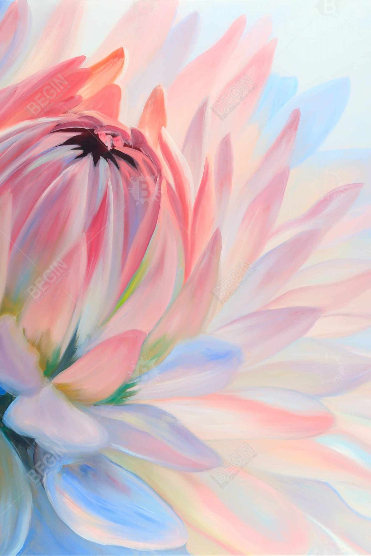 Lotus Pastel Flower Exotic Magnetic Canvas | Home Decor