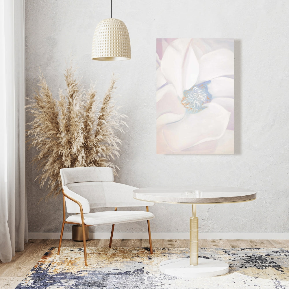 Delicacy Botanical Bedroom Blue Canvas | Home Decor Art