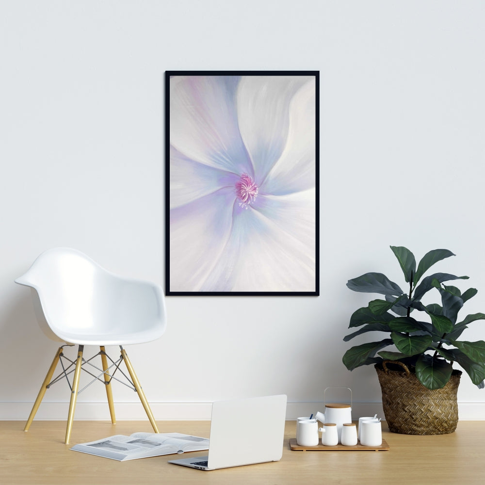 Petals Minimalist Floral Botanical Framed Canvas Home Decor