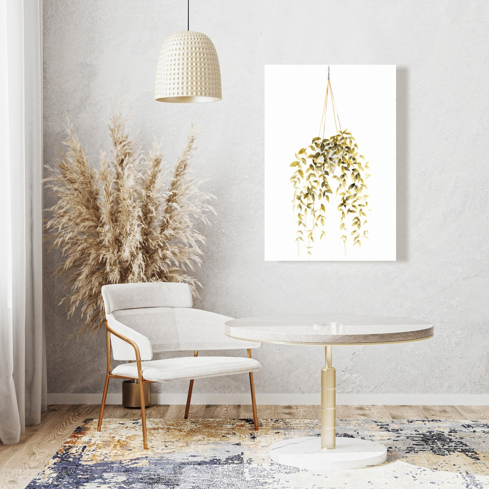 Hanging Plant Botanical Green Bedroom Canvas | Home Decor