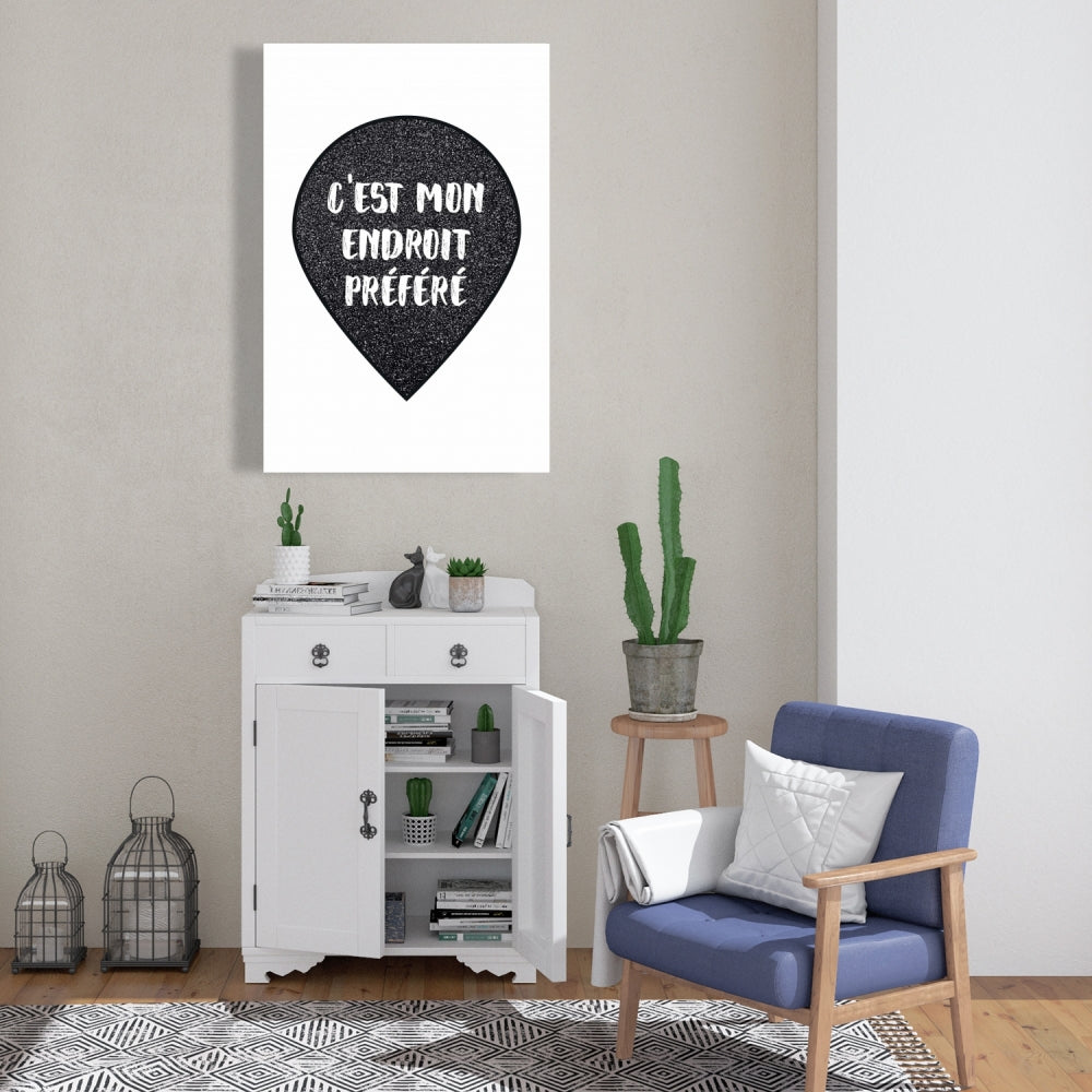 Toile Femme Contemporaine Blanche - C'est Mon Décor Préféré