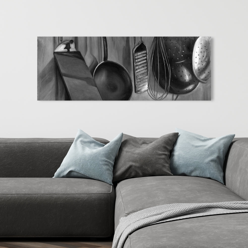 Gastronomy Canvas | Kitchen Tools Art for Chef Home Decor