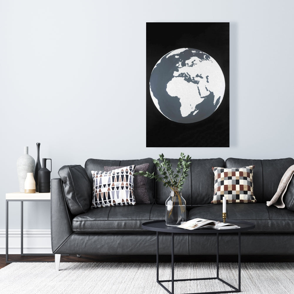 Earth Canvas - Bedroom Space Decor | Astronomy & Galaxy Art