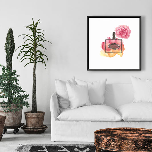 Toile encadrée « Fleurs parfumées » | Décoration d'intérieur