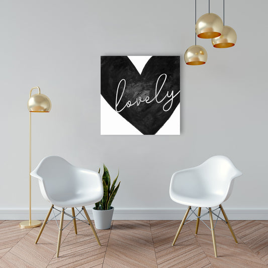 Lovely Bedroom White Shapes Canvas - Elegant Home Decor