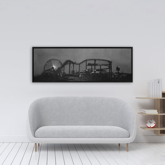 Toile encadrée Parc d'attractions - Loisirs et décoration pour la maison