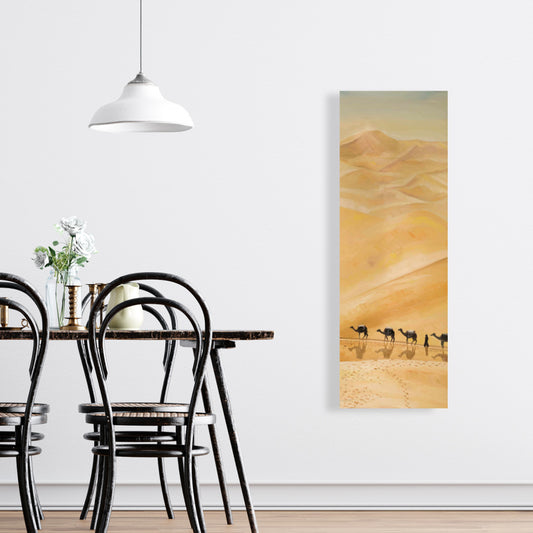 Walking in the Desert Beach Canvas | Home Decor Bedroom Art