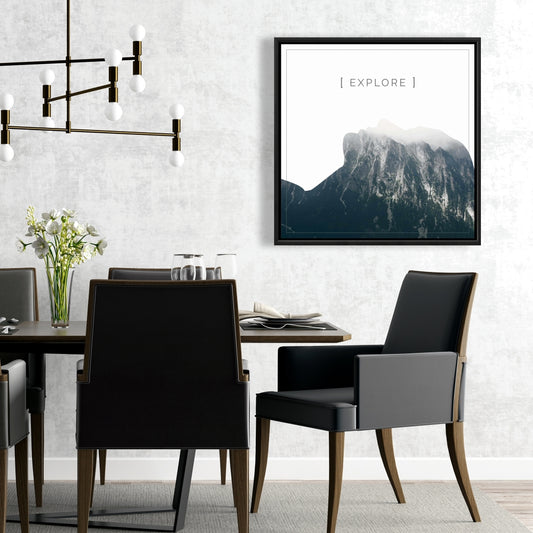 Explorez la toile encadrée figurative « Arbres verts » | Décoration d'intérieur