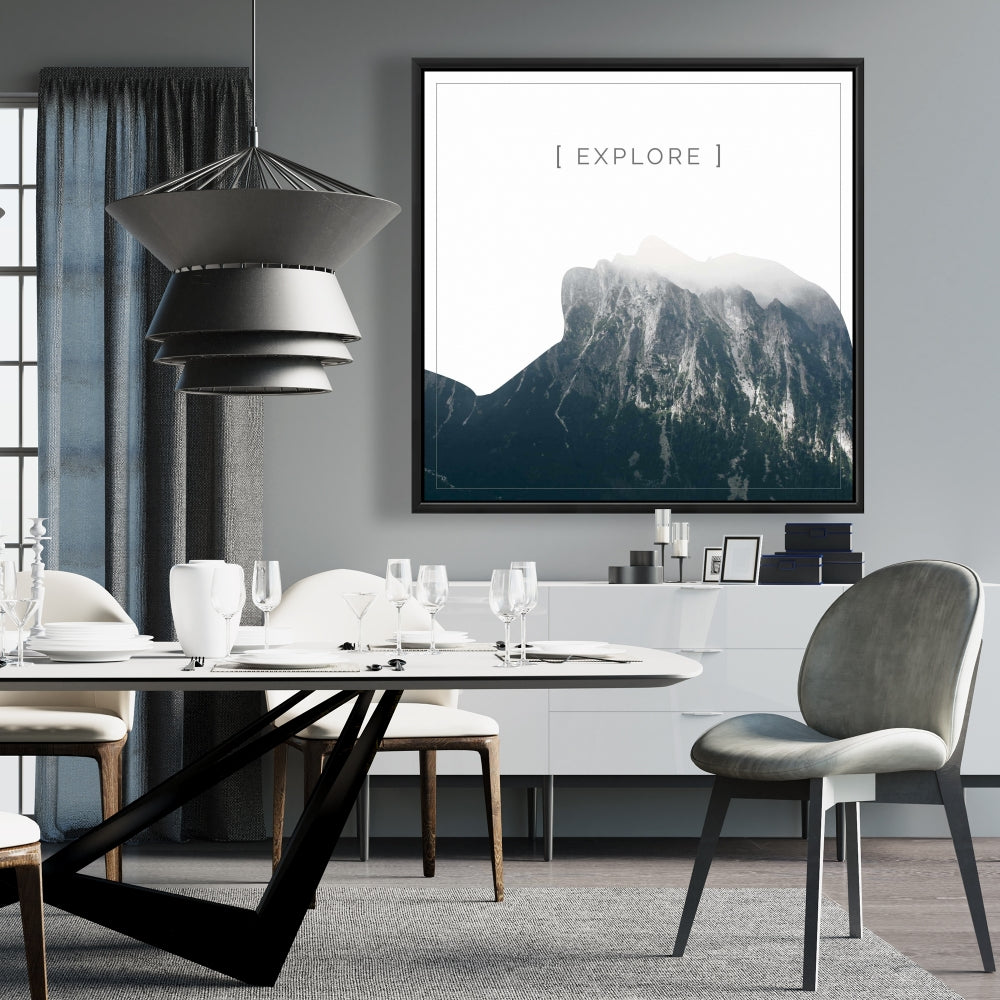 Explorez la toile encadrée figurative « Arbres verts » | Décoration d'intérieur