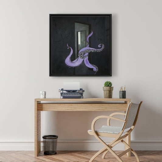 Toile Street Art Pieuvre | Décoration murale aquatique