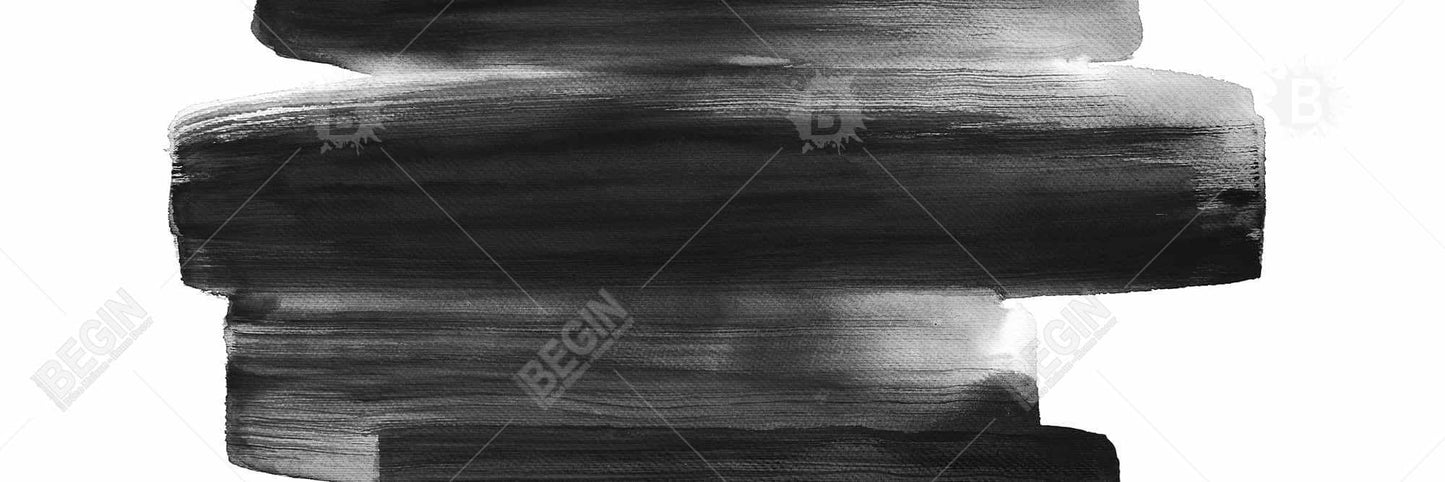 Abstract Bedroom Canvas | Black Shapes Home Decor Art