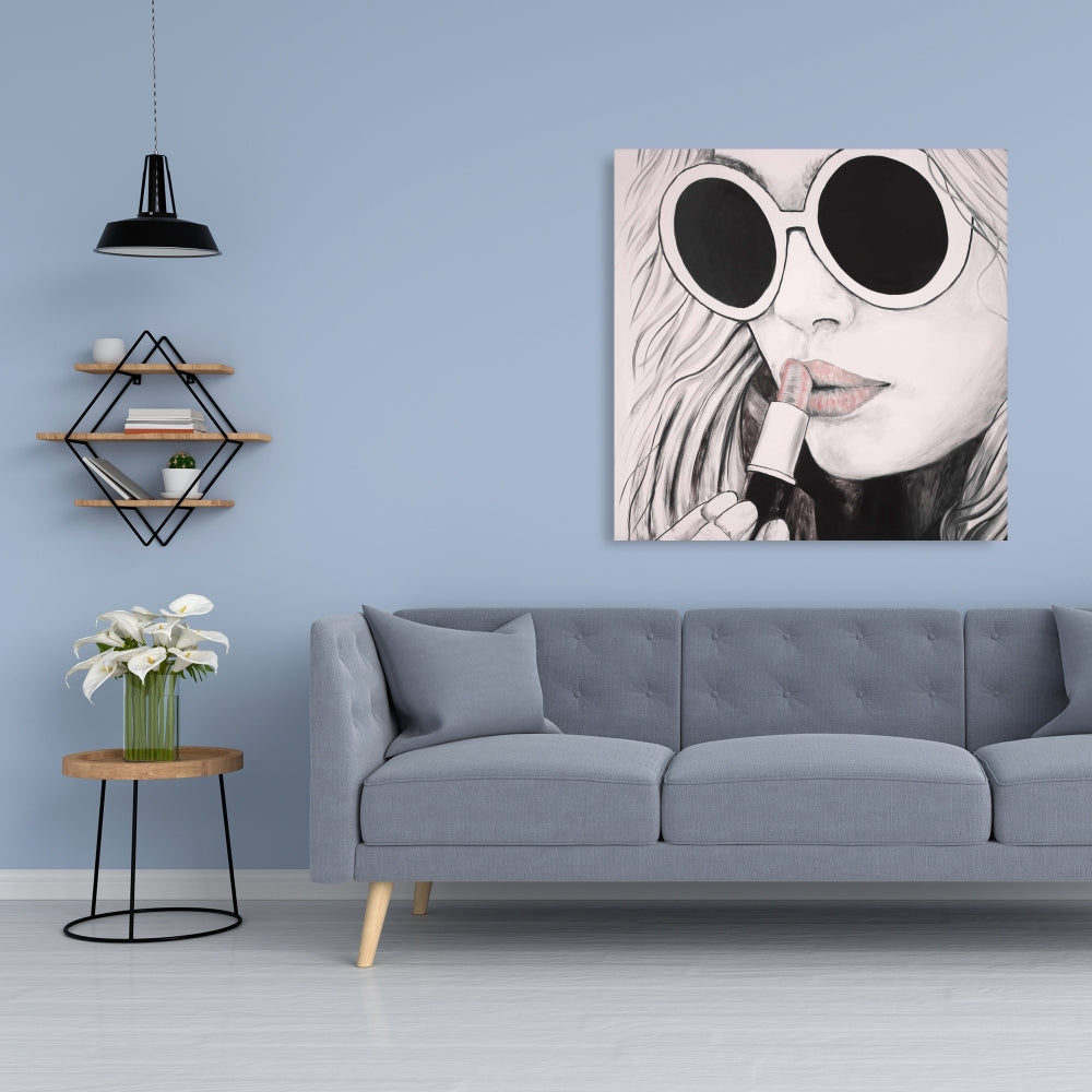 Incognito Figurative Canvas - Living Room Wall Art Decor