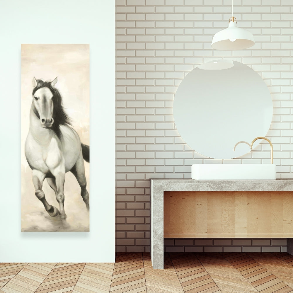 Graceful Horse Canvas - Farm Animals Bedroom Decor for Home