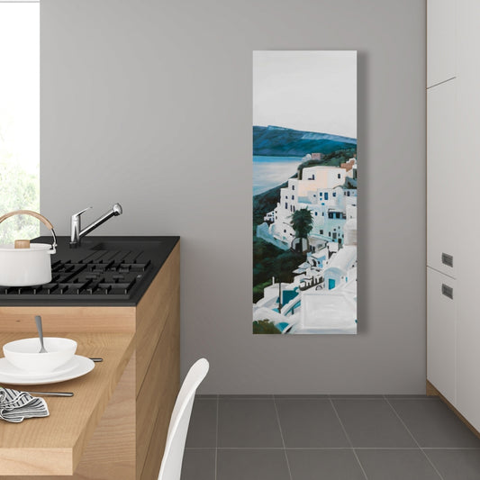 Travel in Greece | Hyperrealist Cities Bathroom Canvas Decor