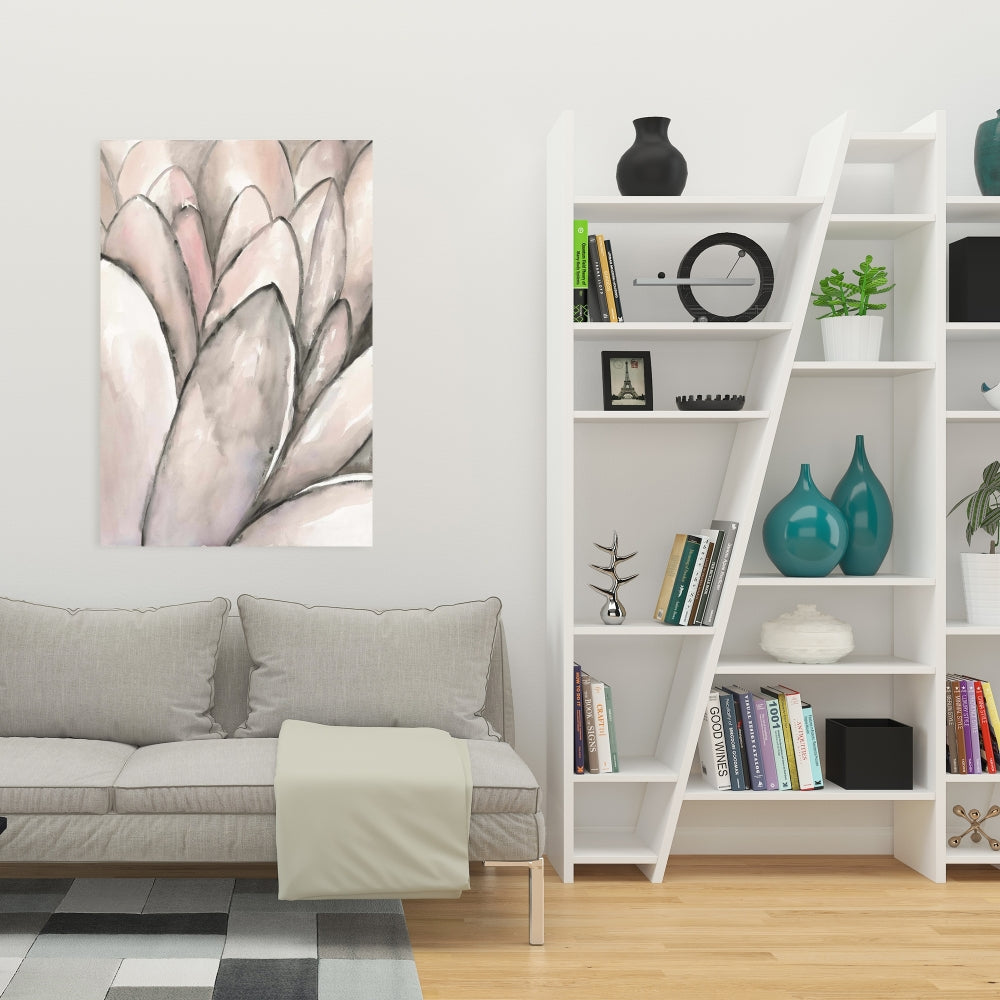 Blush Pink Flower Canvas | Bedroom Wall Art Home Decor