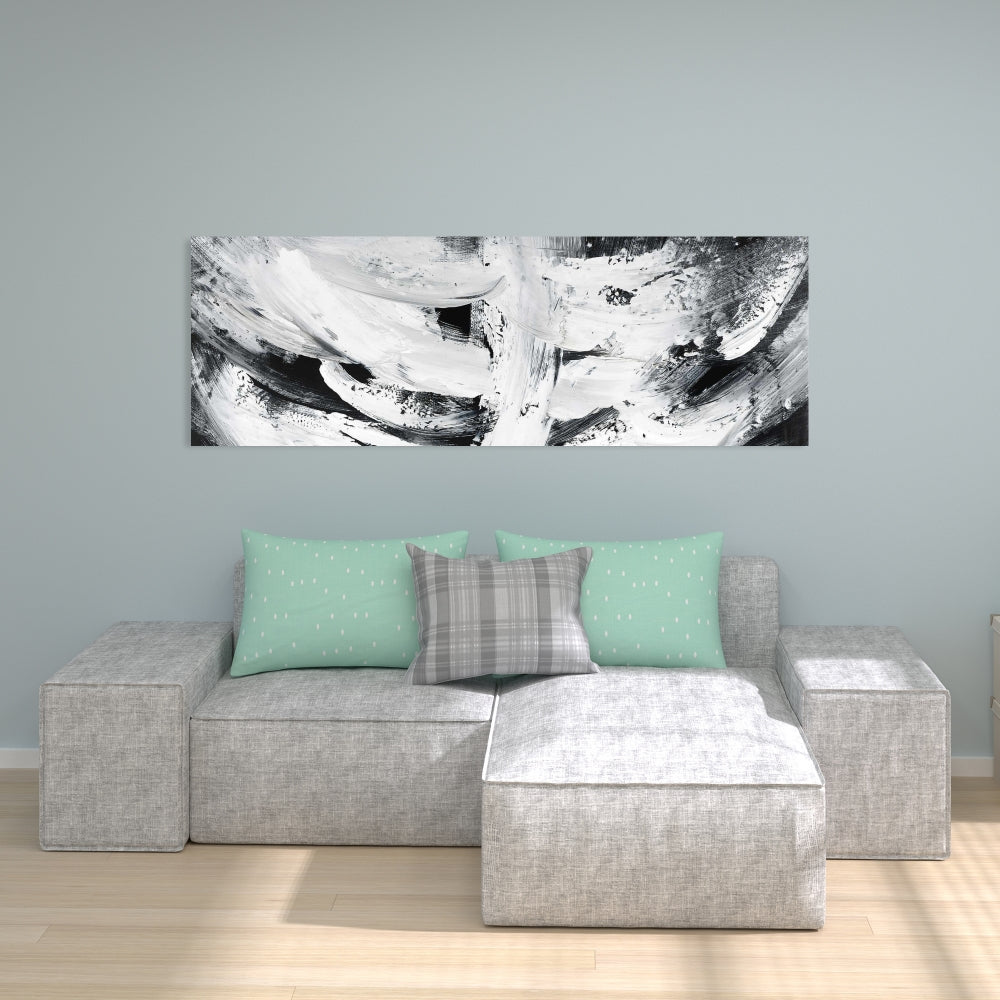 Toile abstraite minimaliste pour chambre à coucher – Mayhem | Décoration d'intérieur