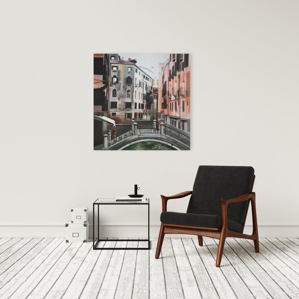 Bohemian Venice Beige Canvas | Architecture Art Home Decor