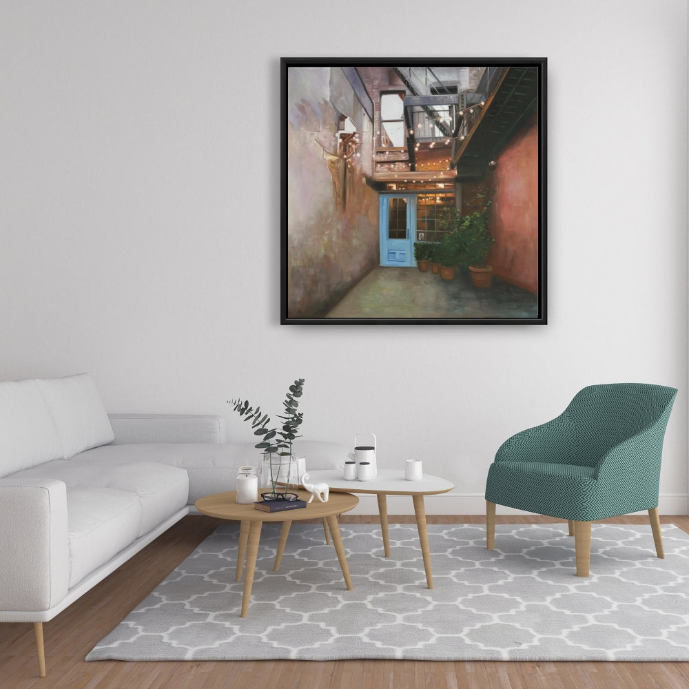 Décoration de chambre à coucher en toile encadrée marron botanique Cozy Little Place