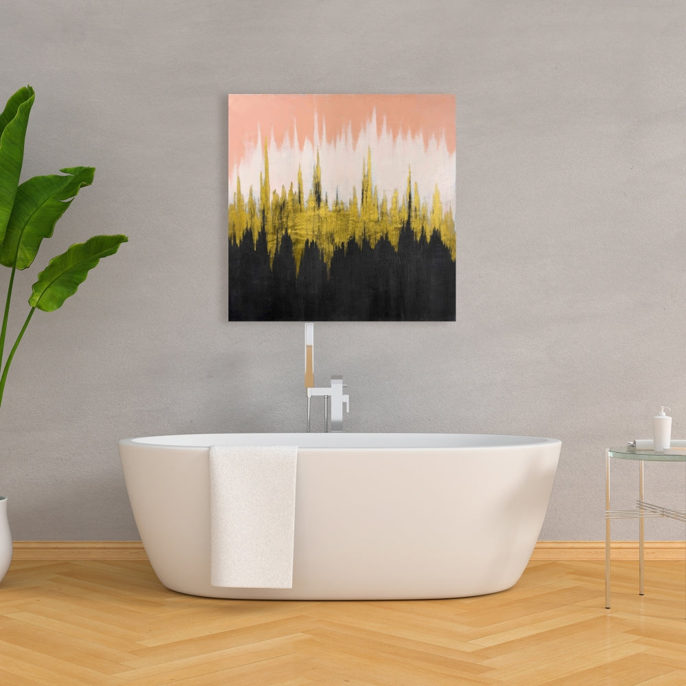 Abstract Zigzag Canvas - Modern Bedroom Decor | Home Art