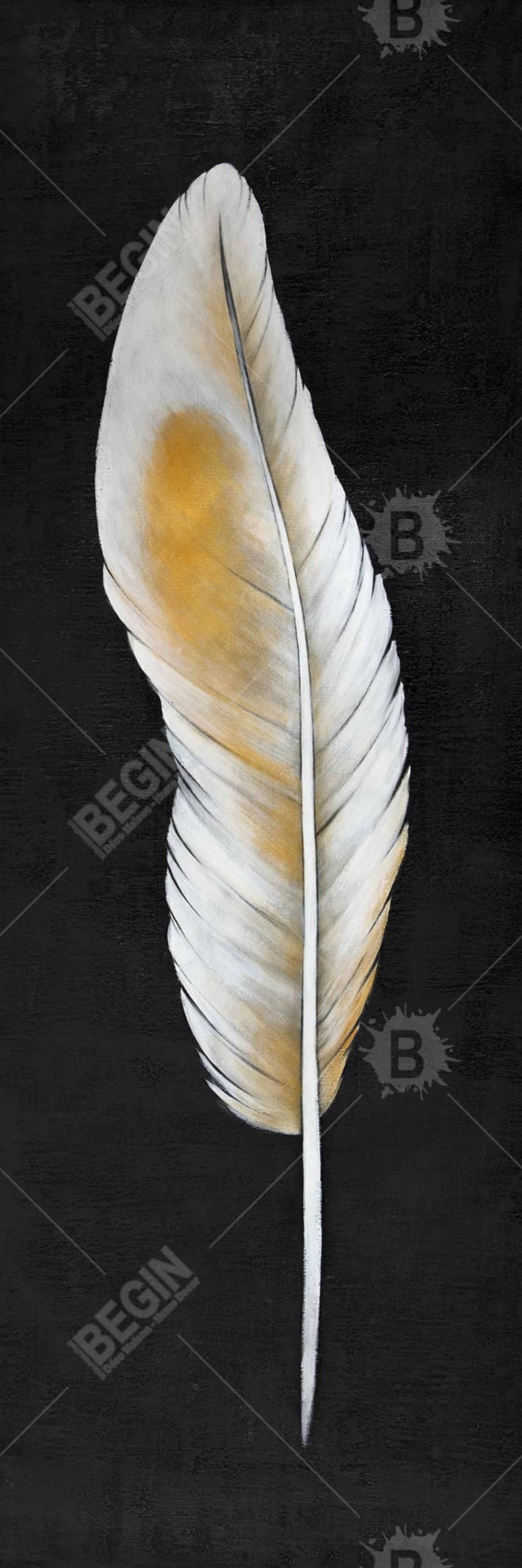 Feather Animal Canvas Art | Bedroom Decor | Home Wall Art