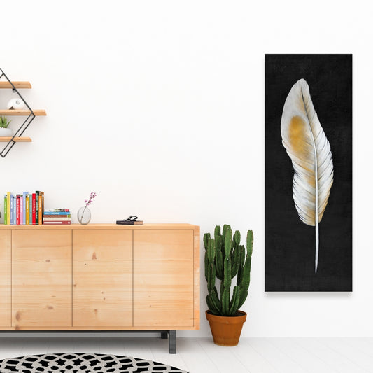 Feather Animal Canvas Art | Bedroom Decor | Home Wall Art