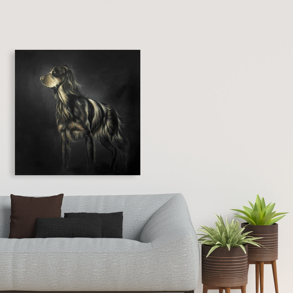 Modern Picard Spaniel Canvas | Livingroom Pet Home Decor