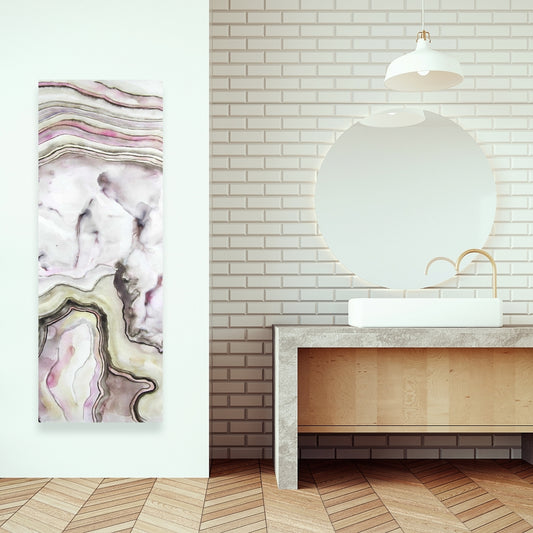Minimalist Agate Canvas | Pattern Bedroom Wall Art Decor