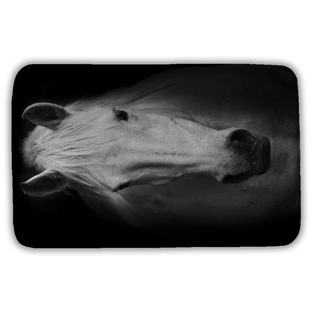 Monochrome Horse Canvas - Farm Animal Decor for Bedroom