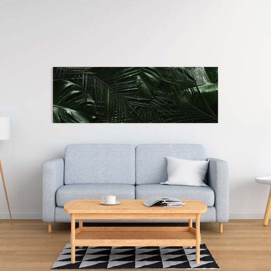 Tropical Jungle Green Floral & Botanical Canvas Home Decor
