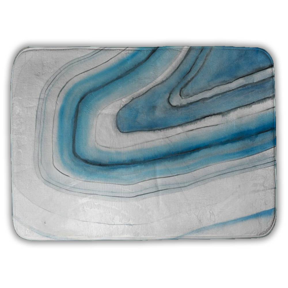 Round Geode Canvas - Bedroom Minerals Contemporary Decor